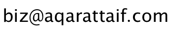 بريد biz at aqarattaif dot com .